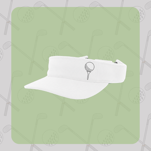 Golf Ball & Tee Visor