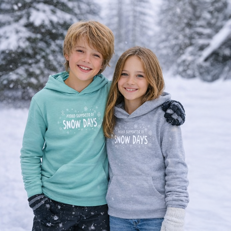 Proud Supporter of Snow Days - Youth Hoodie