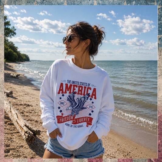 United States of America Crew Sweatshirt