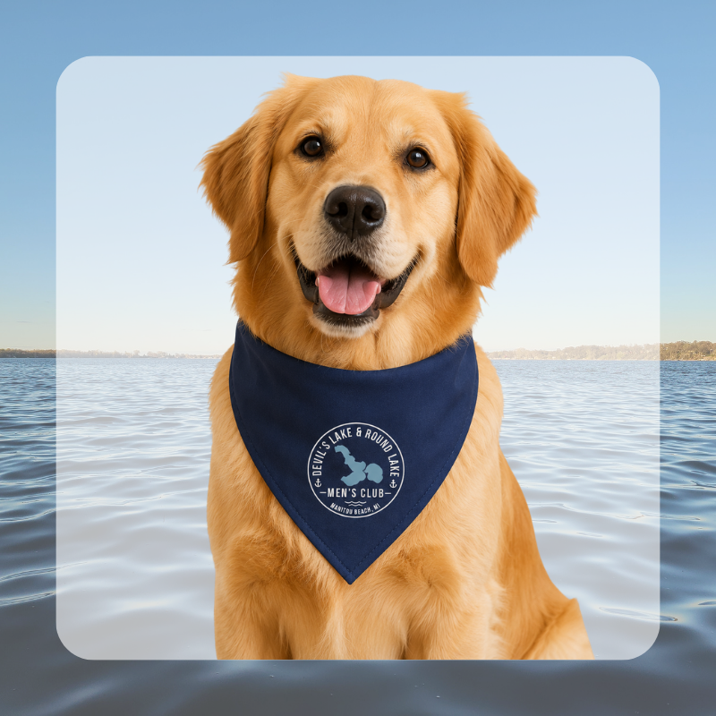 Devils Lake & Round Lake Men’s Club Dog Bandana