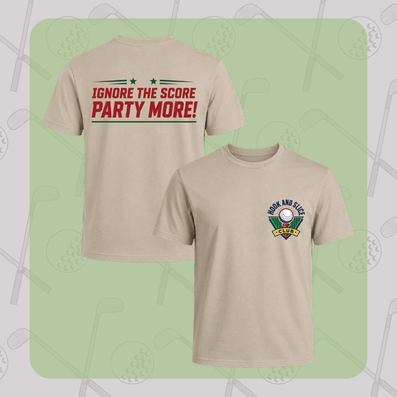 Hook & Slice Party More Tee