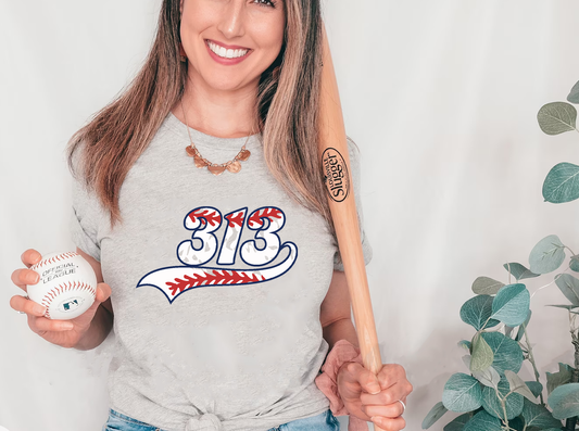 313 Baseball Tee