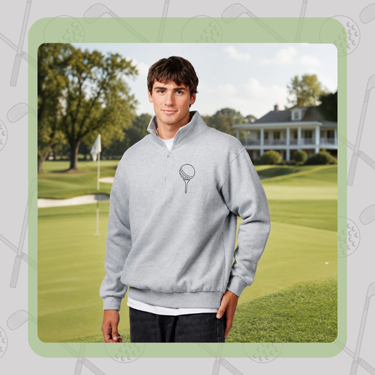 Golf Ball Quarter-Zip Sweatshirt