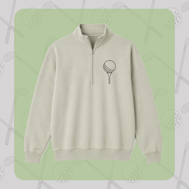 Golf Ball Quarter-Zip Sweatshirt