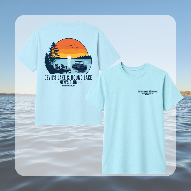 Devil’s Lake & Round Lake Men’s Club Tropical Tees