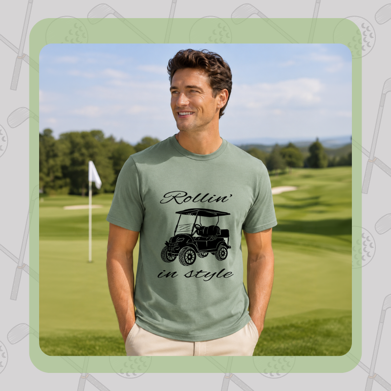 Rollin’ in Style Golf Cart Tee
