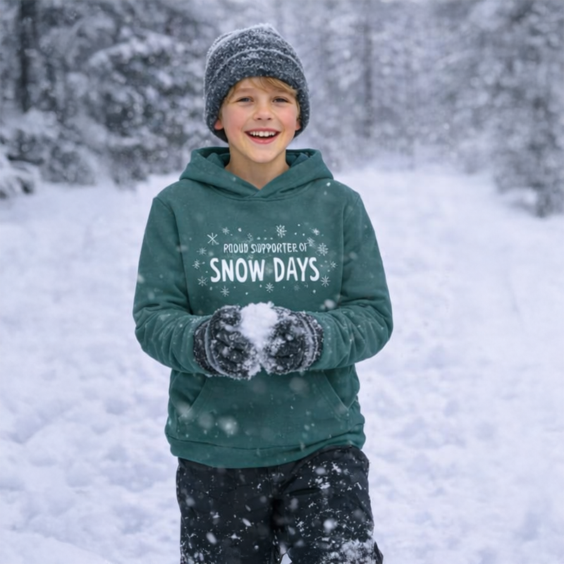 Proud Supporter of Snow Days - Youth Hoodie
