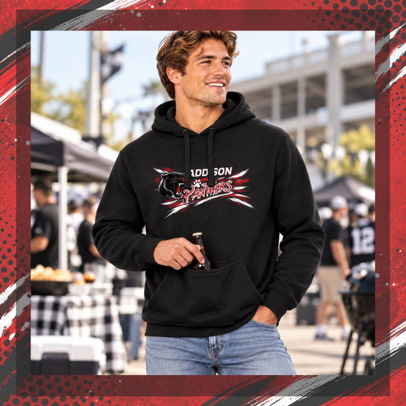 Addison Panthers Pocket Hoodie