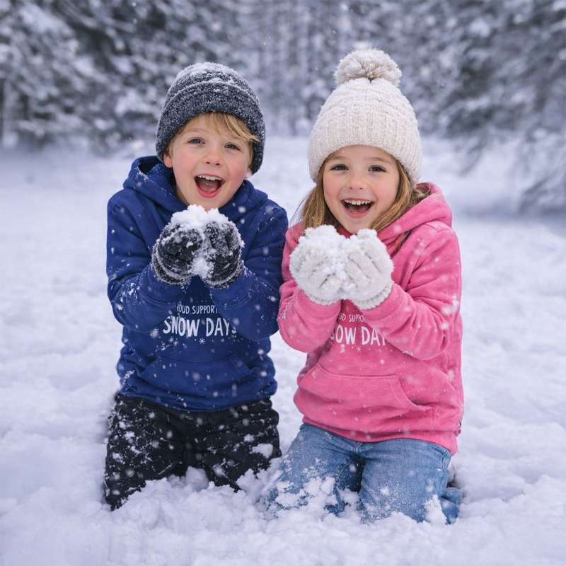 Proud Supporter of Snow Days - Youth Hoodie