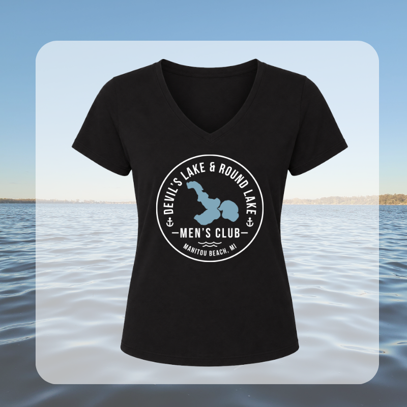 Devil’s Lake & Round Lake Men’s Club Classic V-Neck Tees