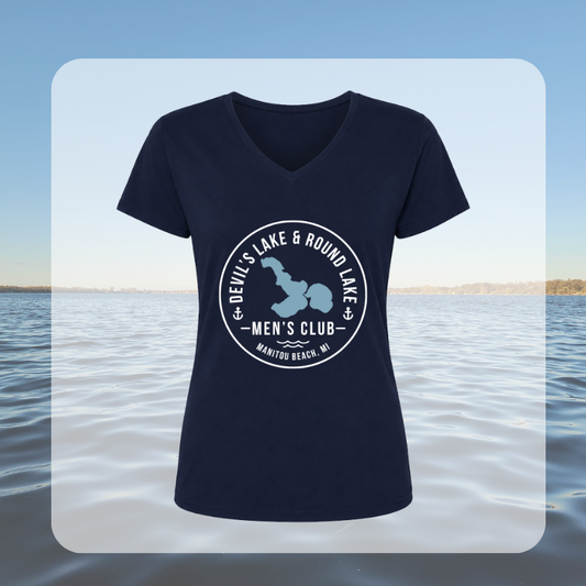 Devil’s Lake & Round Lake Men’s Club Classic V-Neck Tees