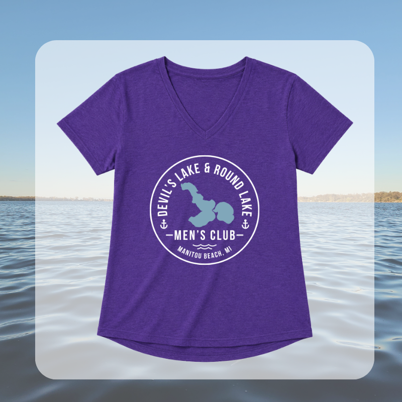 Devil’s Lake & Round Lake Men’s Club Classic V-Neck Tees