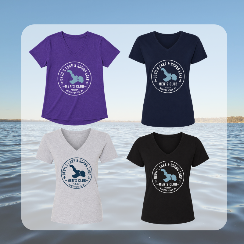 Devil’s Lake & Round Lake Men’s Club Classic V-Neck Tees