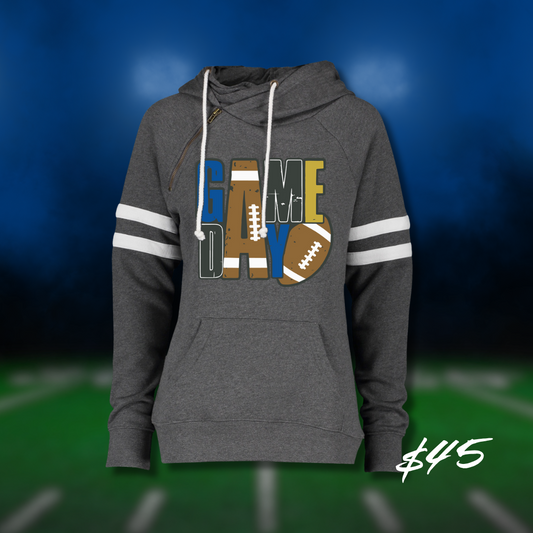 Game Day Varsity Hoodie Side Zip