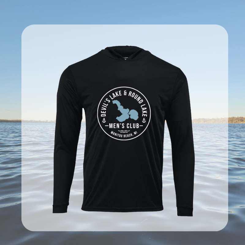 Devil’s Lake & Round Lake Men’s Club Classic Hooded Long Sleeve