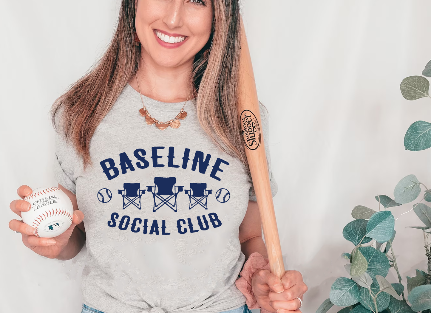 Baseball Collection - Baseline Social Club Tee ⚾