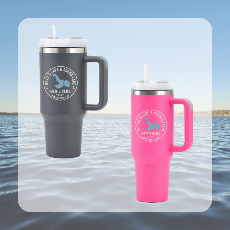 Devils Lake & Round Lake Men’s Club 40 oz Tumbler