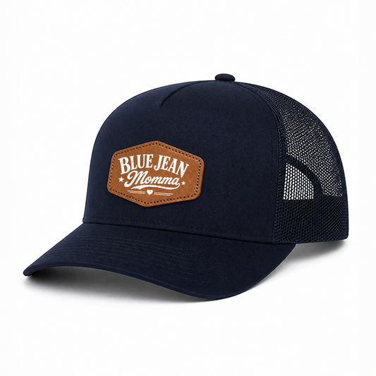 Blue Jean Momma - Leather Patch Hat