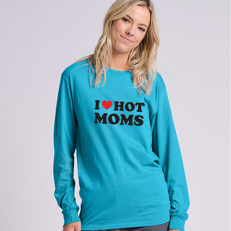 I ❤️ Hot Moms - Longsleeve