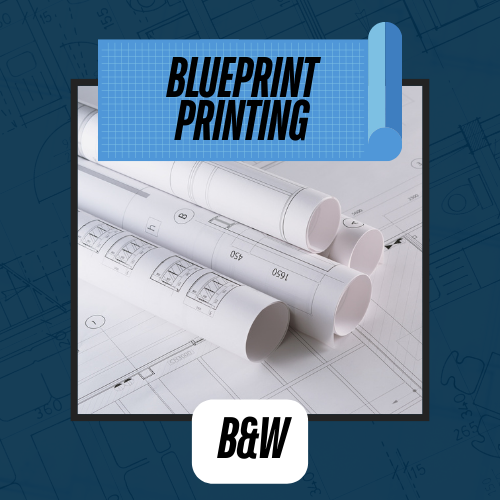 Blueprint Printing – B&W or Color