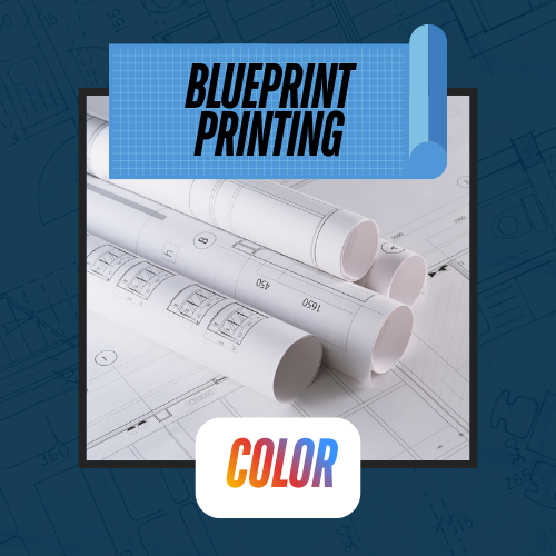 Blueprint Printing – B&W or Color