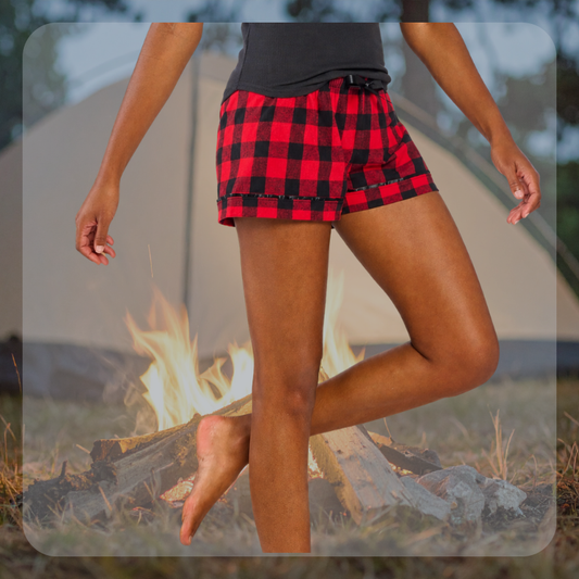 Custom Buffalo Plaid Lounge Shorts