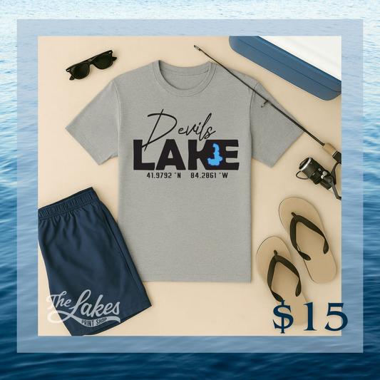 Devils Lake Michigan Tee