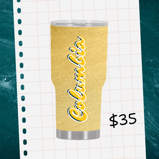 Columbia Glitter Tumbler – 30 oz