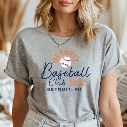 Baseball Collection - Detroit Baseball Club Tee ⚾