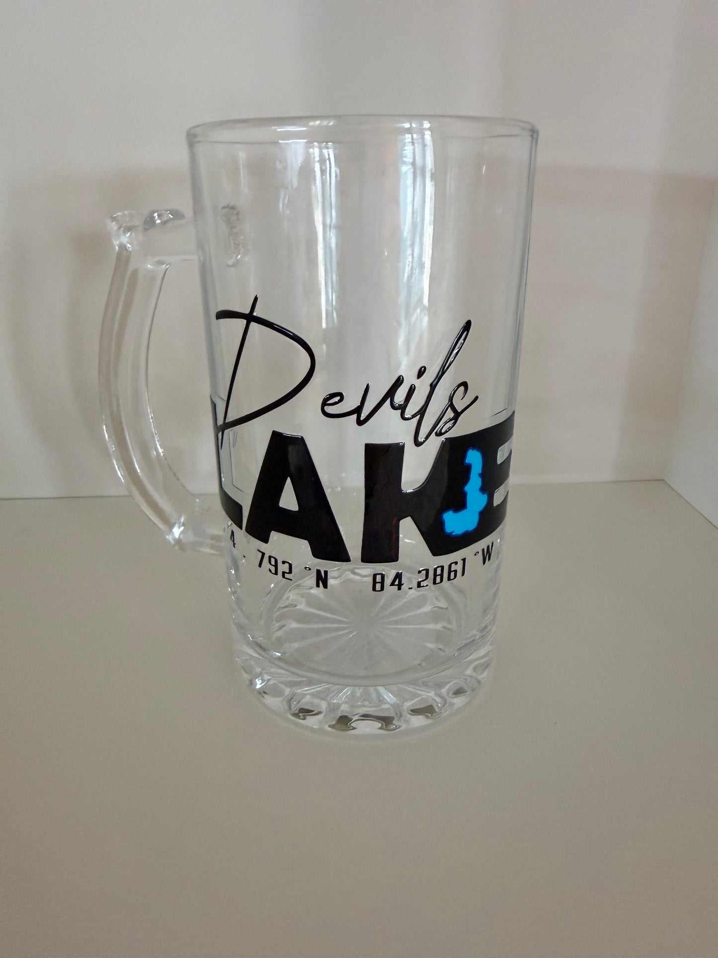 Devils Lake Glass Mug