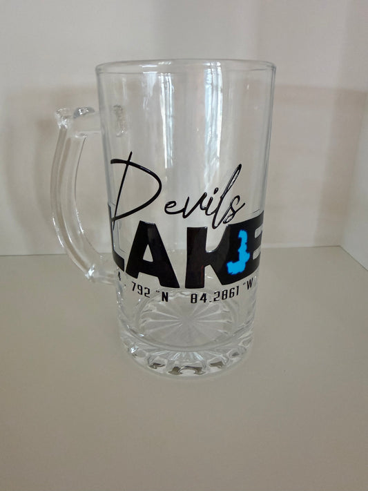Devils Lake Glass Mug