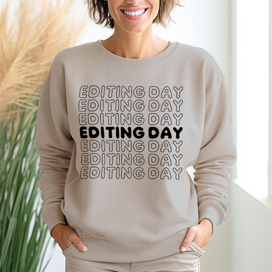 Editing Day - Crewneck
