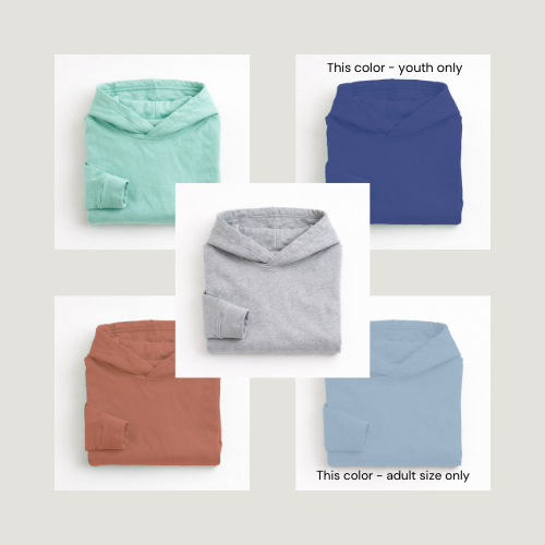 Proud Supporter of Snow Days Hooded Long Sleeve Tee - Adult & Youth!