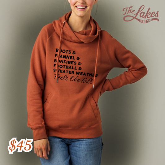 Feels Like Fall Cowl Hoodie