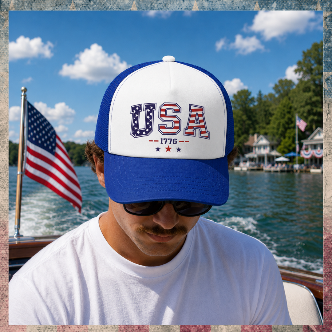 USA 1776 Trucker Hat