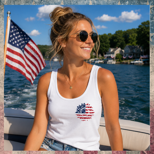 Patriotic Sun Tank Top