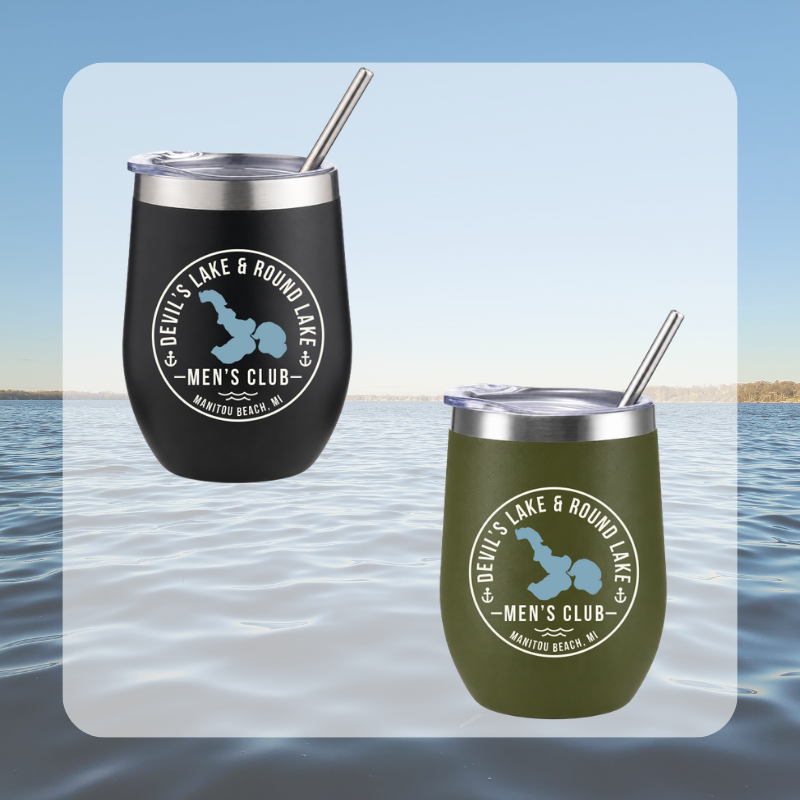 Devils Lake & Round Lake Men’s Club Wine Tumbler