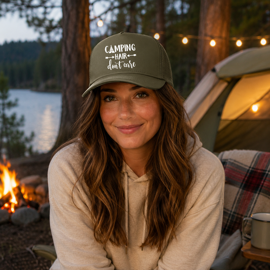 Custom Camping Trucker Hat