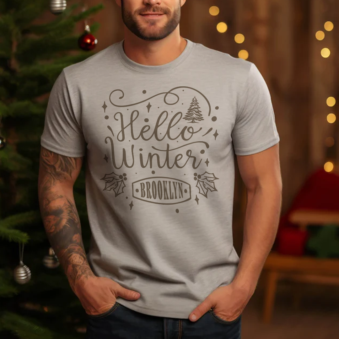 Hello Winter – Brooklyn Graphic Tee