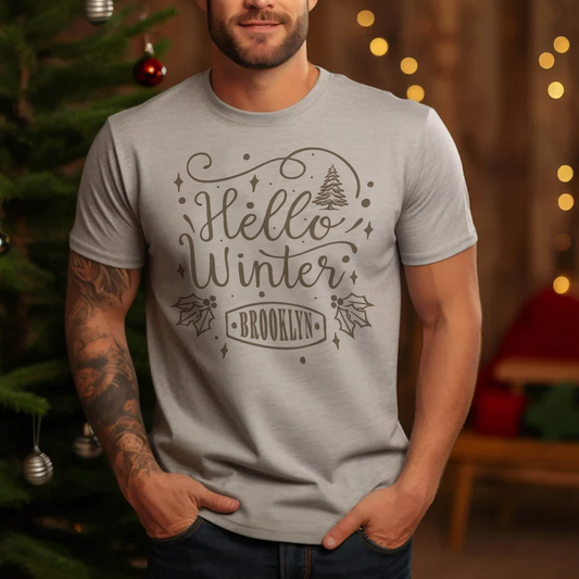 Hello Winter – Brooklyn Graphic Tee