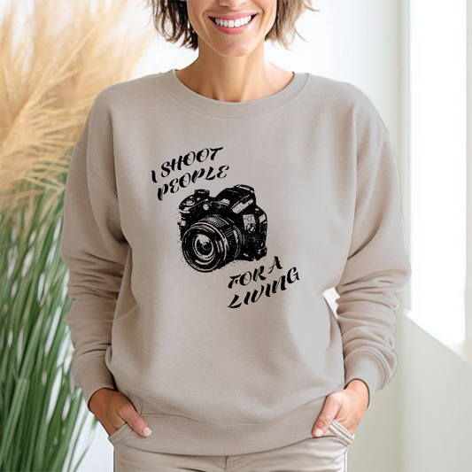 I Shoot People For A Living - Crewneck