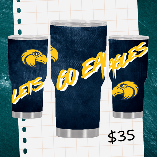 LET’S GO EAGLES Tumbler – 30 oz