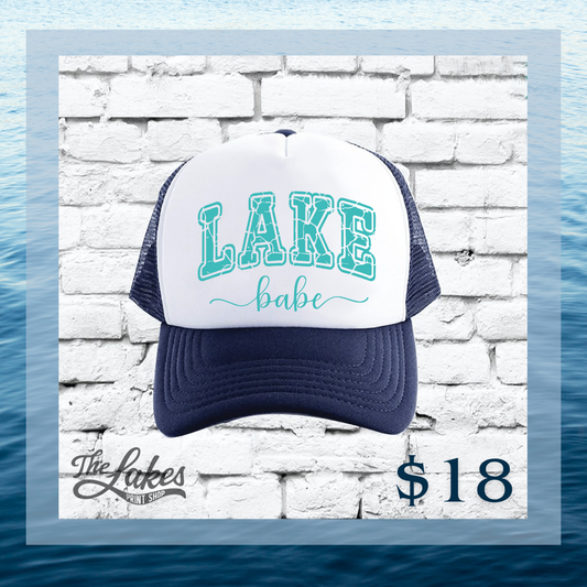 Lake Babe Foam Trucker Hat