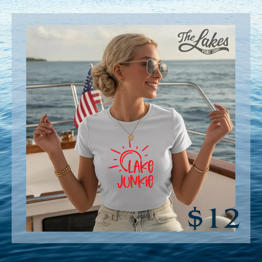 Lake Junkie Fitted Tee