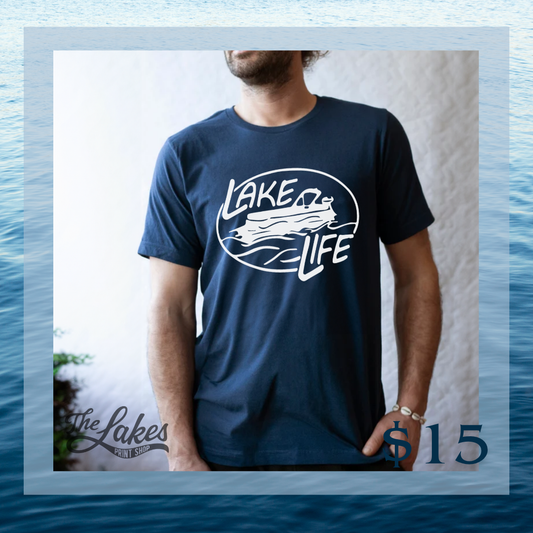 Lake Life Boat Tee