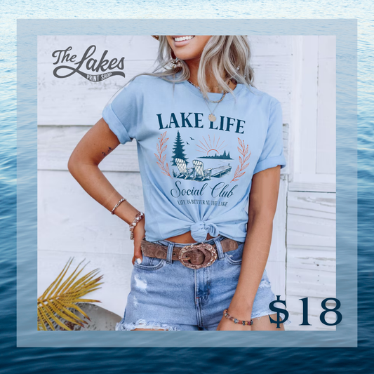 Lake Life Social Club Tee