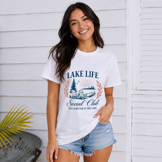 Lake Life Social Club Tee