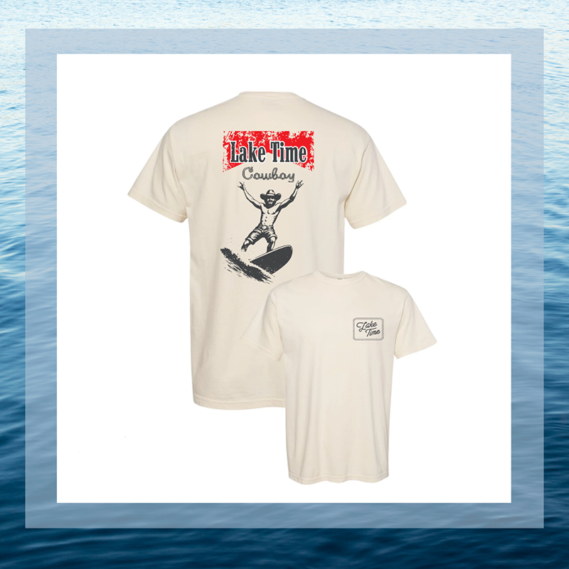 Lake Time Cowboy Tee