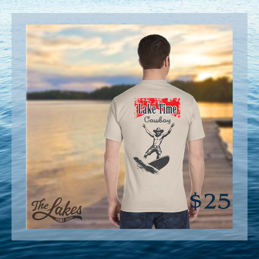 Lake Time Cowboy Tee