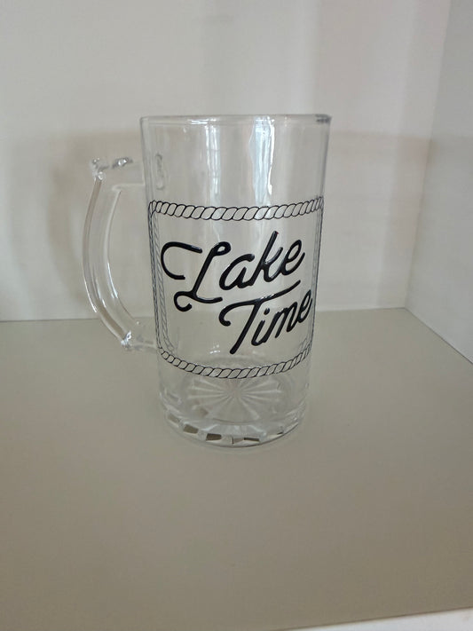 Lake Time Glass Mug